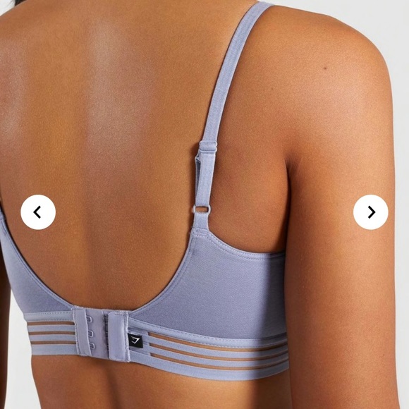 GYMSHARK Jersey Bralette - lavender- small - Picture 4 of 4